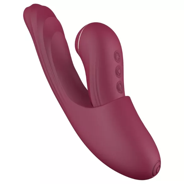 Vibeconnect - vibrátor na bod G a klitoris - 2v1 - červený
