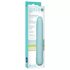 Gaia Eco - vibrátor - ekologický, veľký - modrý