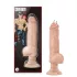 Blush Bad Boy - vibrátor s piercingom - 33 cm - telová farba