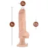Blush Bad Boy - vibrátor s piercingom - 33 cm - telová farba