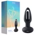 Honey Play Box - anál vibrátor s jazýčkom - čierny