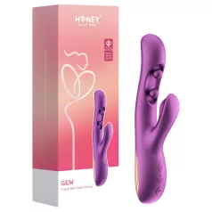   Honey Play Box Gem - vibrátor na G-bod a klitoris - perlový, fialový