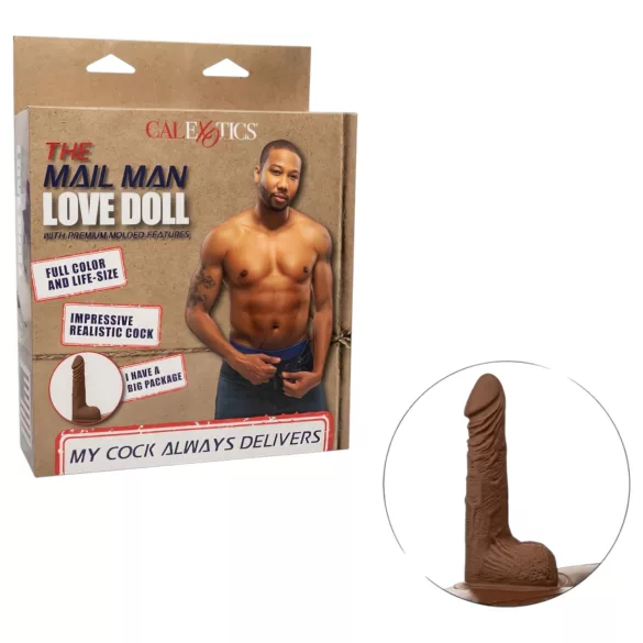 The Mail Man - nafukovací muž - realistický penis - PVC