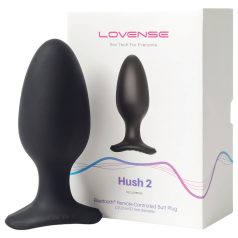   LOVENSE Hush 2 L - nabíjací malý análny vibrátor (57mm) - čierny