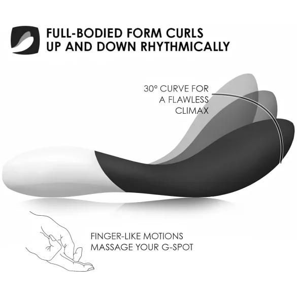 LELO Mona Wave - vibrátor na bod G - vodotesný - čierny