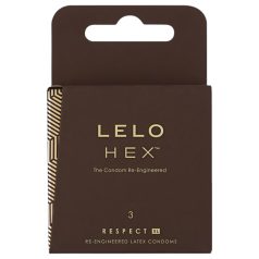 LELO Hex Respect XL - kondóm - XL veľkosť - 3 ks