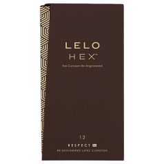 LELO Hex Respect XL - kondómy - extra veľkosť - 12 ks