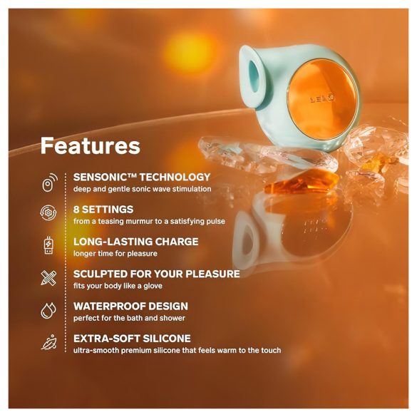 LELO Sila - vibrátor na klitoris s vlnami - vodotesný - fialový