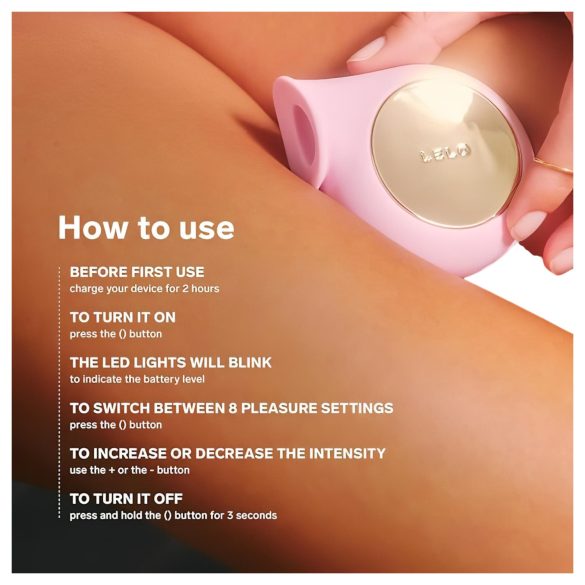 LELO Sila - vibrátor na klitoris s vlnami - vodotesný - fialový