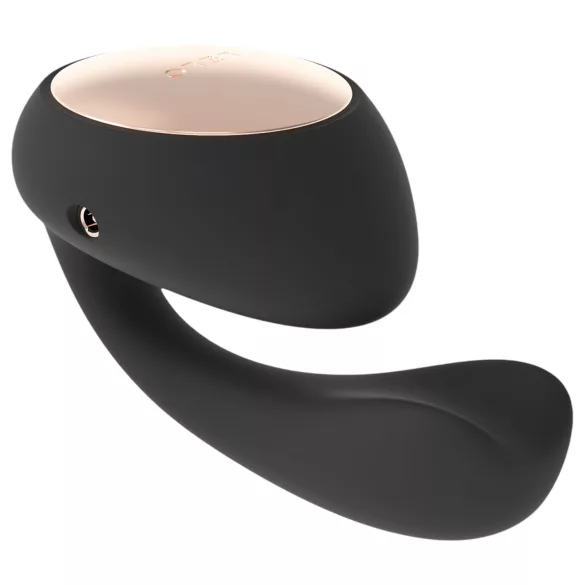 LELO Ida Wave - Aplikáciou ovládaný vibrujúco-rotujúci vibrátor (čierny)