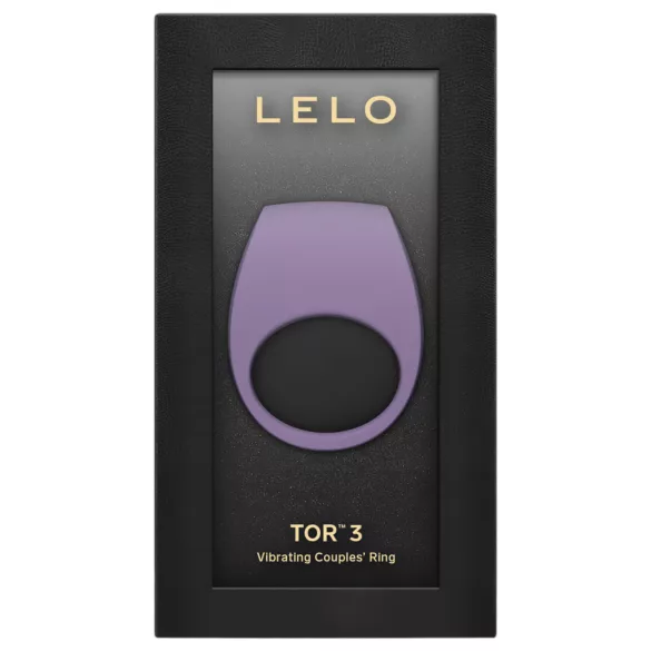 LELO Tor 3 - Vibračný erekčný krúžok pre mužov s ovládaním cez aplikáciu (fialový)