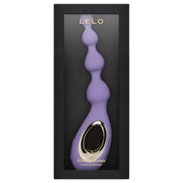 LELO Soraya Beads - análny vibrátor - nabíjateľný, vodotesný - fialový