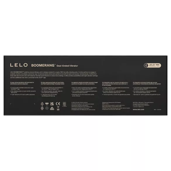LELO Boomerang - obojstranný vibrátor (fialový)