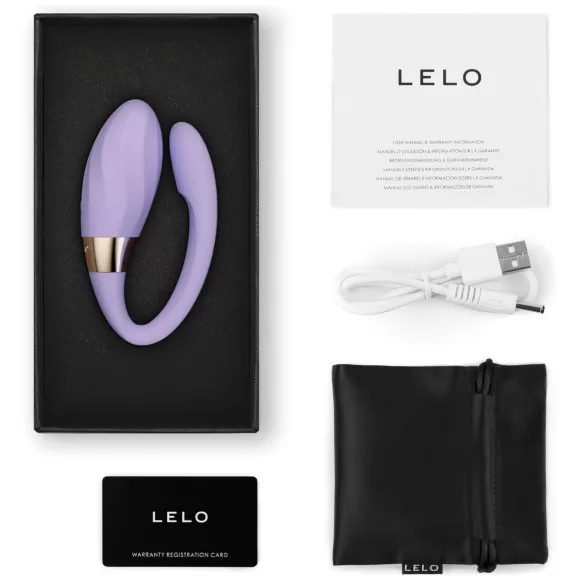 LELO Tiani Twist - inteligentný párový vibrátor (fialový)