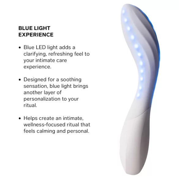 LELO Mona Spectra - inteligentný vibrátor na bod G s LED svetlom (biely)