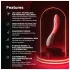 LELO Mona Spectra - inteligentný vibrátor na bod G s LED svetlom (biely)