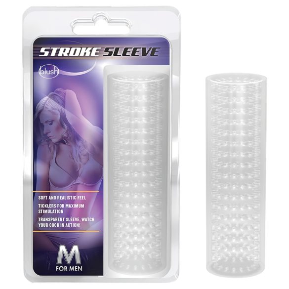 M For Man - erekčný krúžok na penis - priehľadný