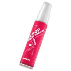   Crushious ZZ POP - jedlý tekutý vibrátor, čerešňa (10 ml)