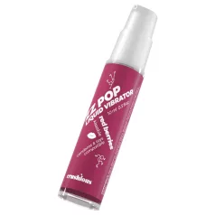   Crushious ZZ POP - jedlý tekutý vibrátor, červené bobuľové ovocie (10 ml)