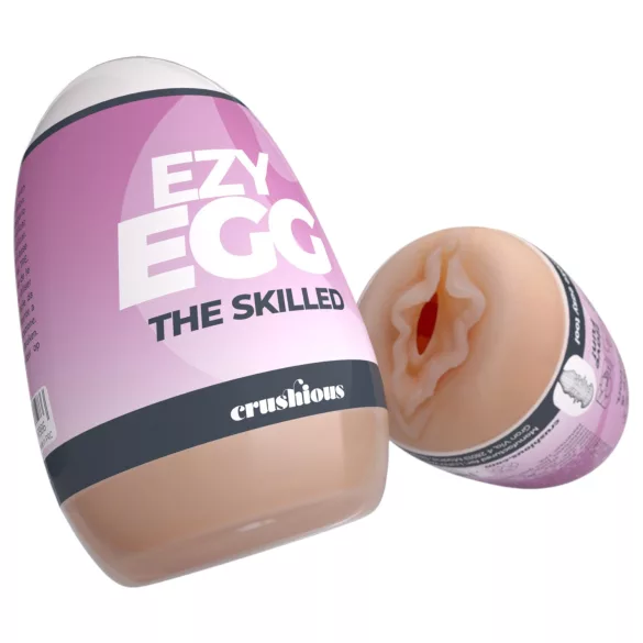 Crushious Ezy Egg The Skilled - masturbačné vajíčko (telovej farby)