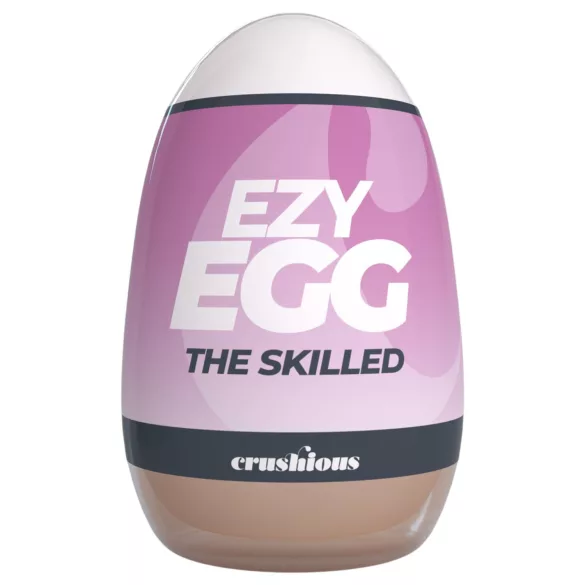 Crushious Ezy Egg The Skilled - masturbačné vajíčko (telovej farby)