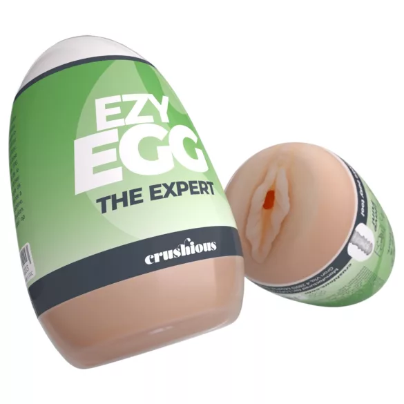 Crushious Ezy Egg The Expert - masturbačné vajíčko (telovej farby)