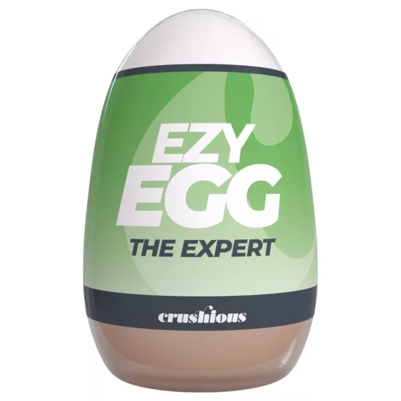 Crushious Ezy Egg The Expert - masturbačné vajíčko (telovej farby)
