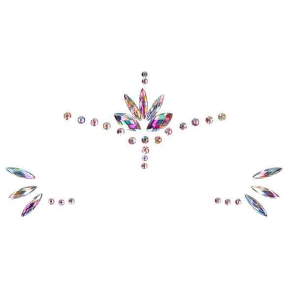 Le Désir - samolepky na oči - trblietavé - dúhové