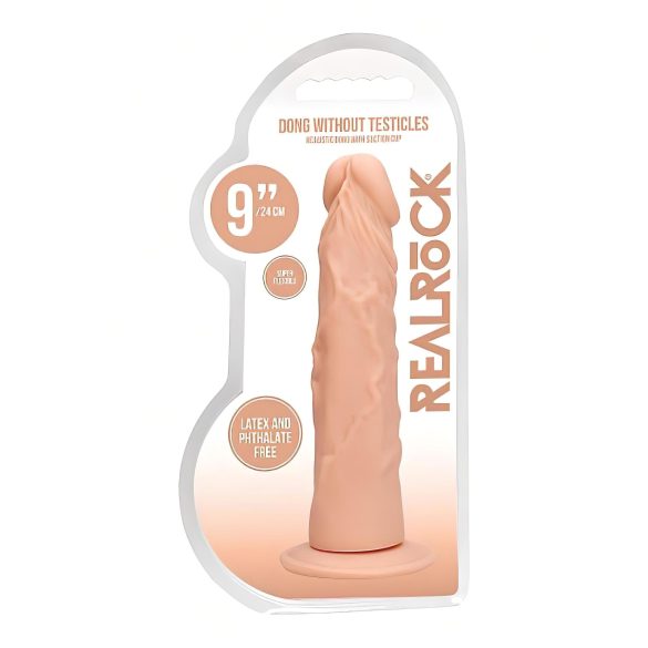 RealRock - realistický dildo - 23 cm - telová farba
