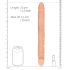 RealRock - dvojitý dildo - 36 cm - telová farba