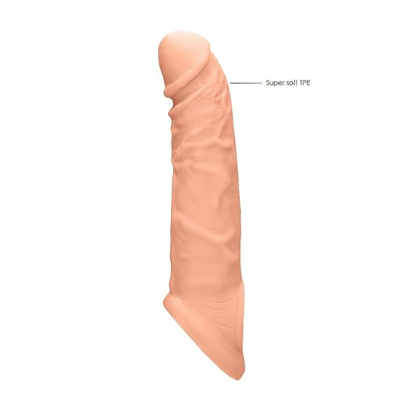 RealRock - návlek na penis - 21 cm - natur