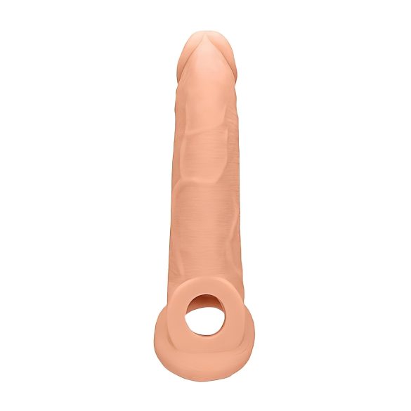 RealRock - návlek na penis - 21,5 cm - telová farba