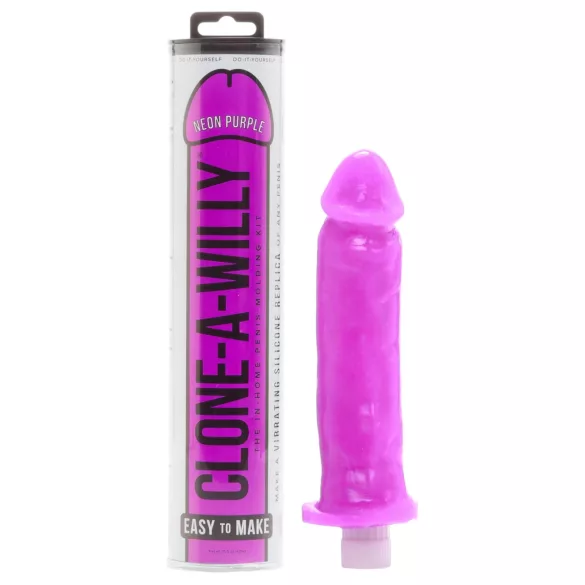 Clone-a-Willy - sada na odliatok penisu s vibrátorom - fialová
