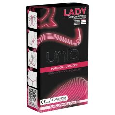 Uniq Lady - dámsky kondóm - 3 ks
