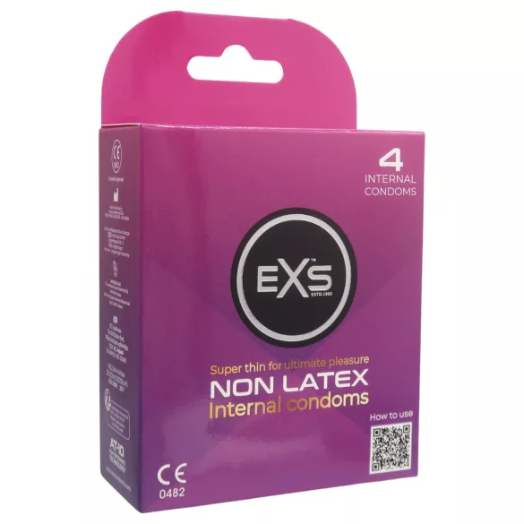 EXS Internal Condom - bezlatexový ženský kondóm (4 ks)