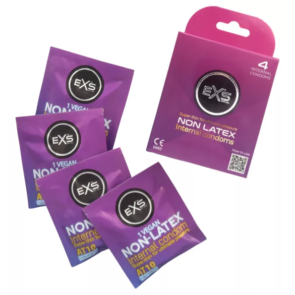 EXS Internal Condom - bezlatexový ženský kondóm (4 ks)