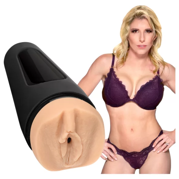 Doc Johnson Main Squeeze Cory Chase - realistická umelá vagína masturbátor (telovej farby)