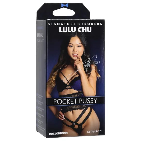 Doc Johnson Lulu Chu - realistická umelá vagína z materiálu Ultraskyn (telová farba)