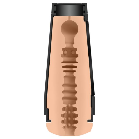 Doc Johnson Eva Elfie - realistická vagína Ultraskyn v puzdre - telová farba