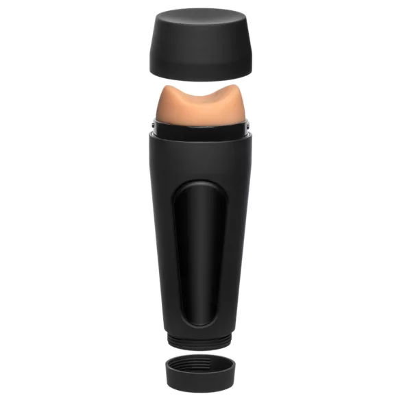 Doc Johnson Eva Elfie - realistická vagína Ultraskyn v puzdre - telová farba