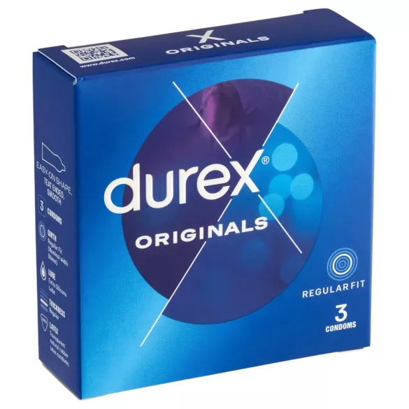 Durex Originals - kondómy - 3 ks