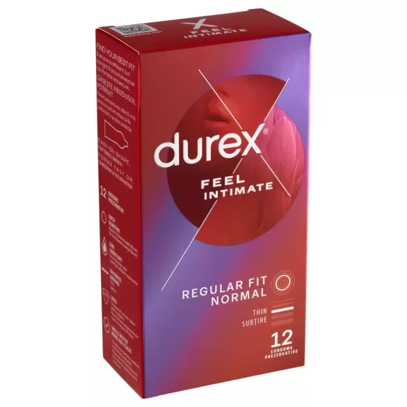 Durex - tenké kondómy - extra citlivosť - 12 ks