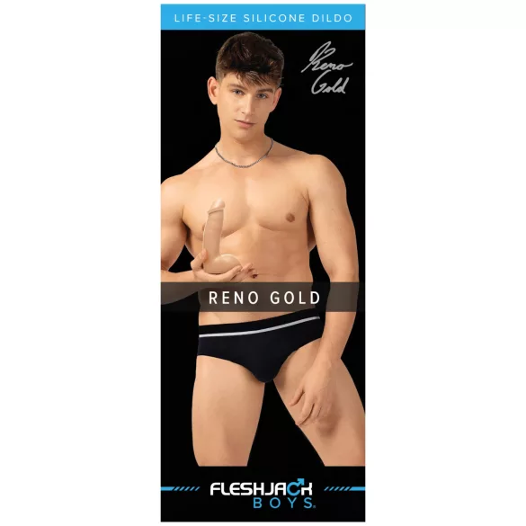 Fleshjack Reno Gold - realistický dildo - telová farba