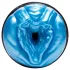 Fleshlight Alien - masturbátor pre mužov - modrá - mimozemský dizajn