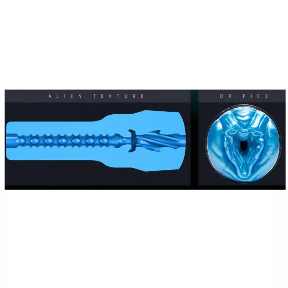 Fleshlight Alien - masturbátor pre mužov - modrá - mimozemský dizajn