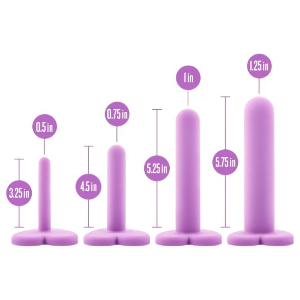 Blush Wellness - Súprava vaginálnych dilatátorov (fialová)