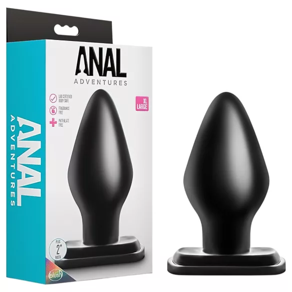 Anal Adventures - análny kolík XL - extra veľký - čierny