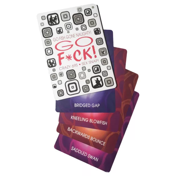 GO F*CK - erotické karty - Kama Sutra - 52 kusov