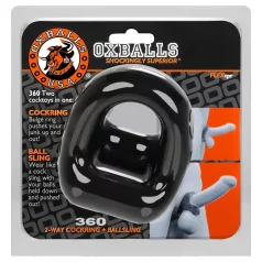 OXBALLS - erekčný a semenný krúžok - čierny