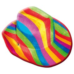 Pride - kovbojský klobúk - dúhový
